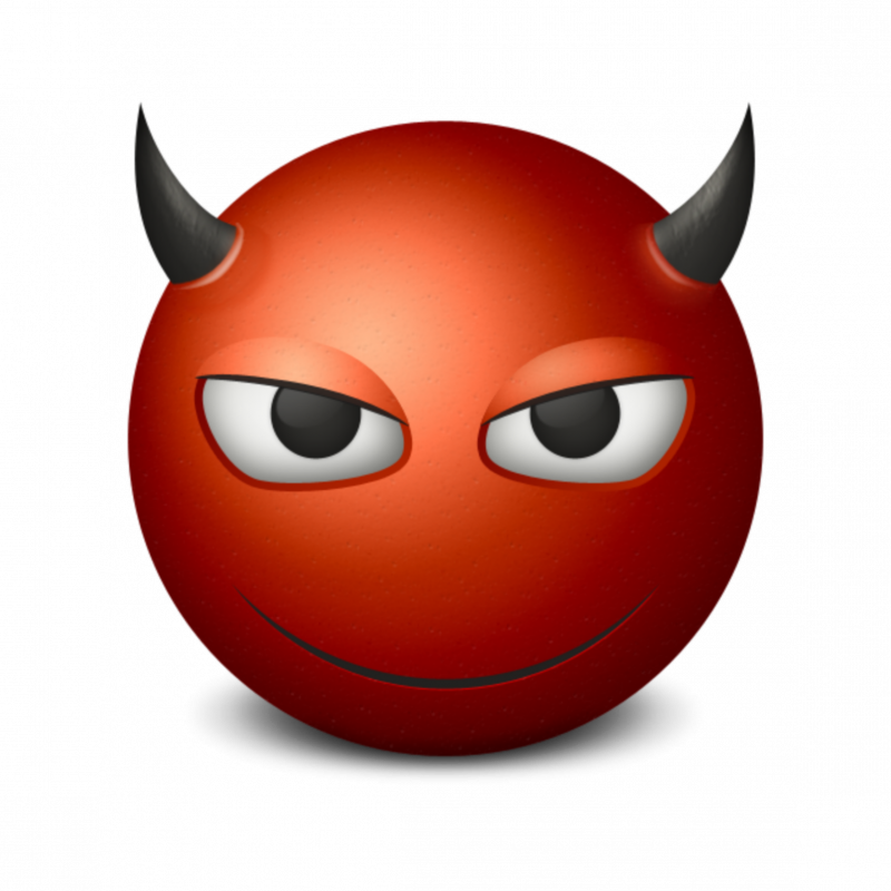 Сердитый смайлик