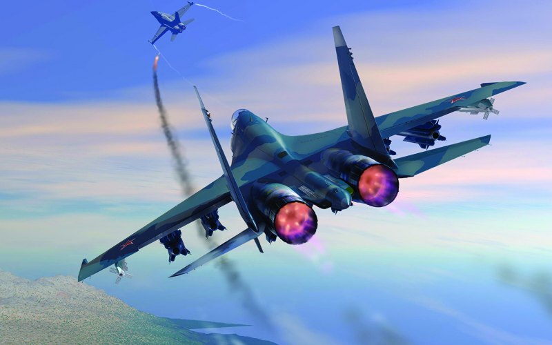 Су 27 в бою