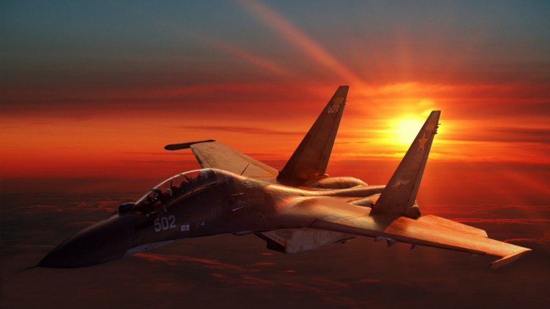 Су-35 реактивный самолёт