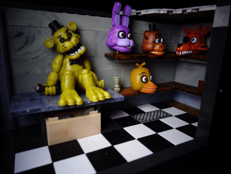 FNAF 1 Фредди на камерах