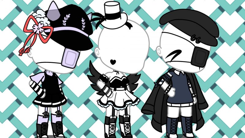 Парные костюмы гача лайф