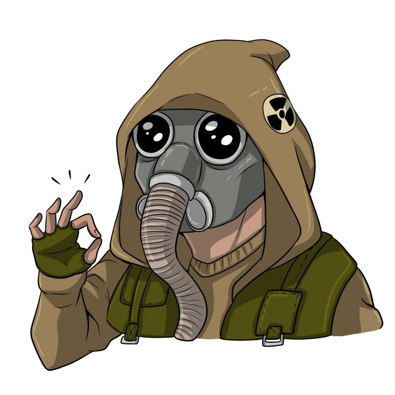 Стикеры s.t.a.l.k.e.r монолит