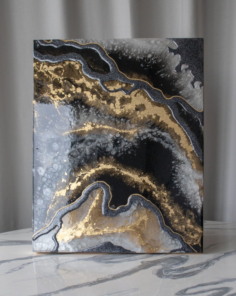 Срез камня Geode Resin Art