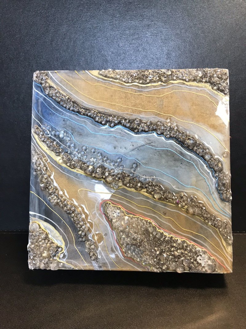 Техника Geode Art