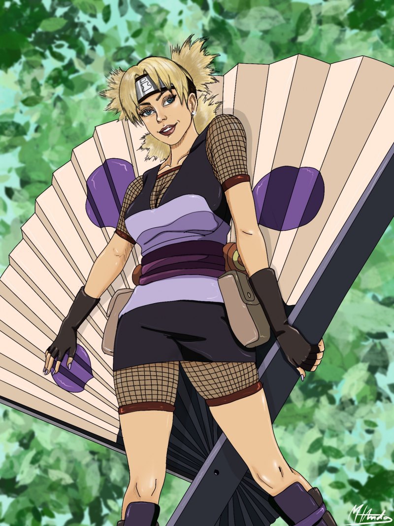 Темари в Наруто и Боруто