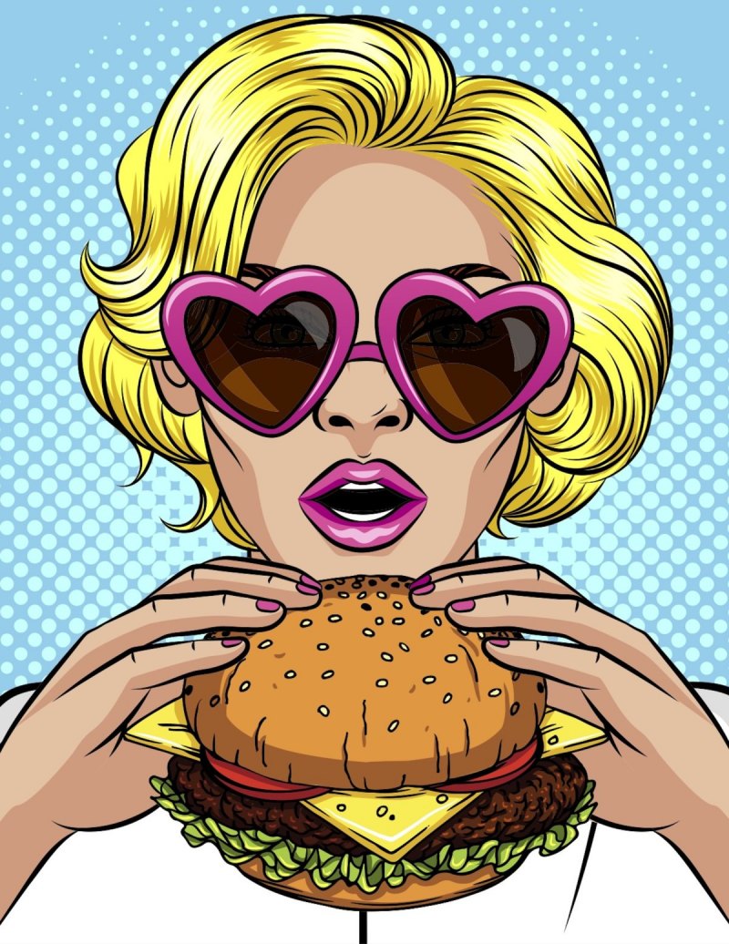 Торт в стиле поп арт для мальчика