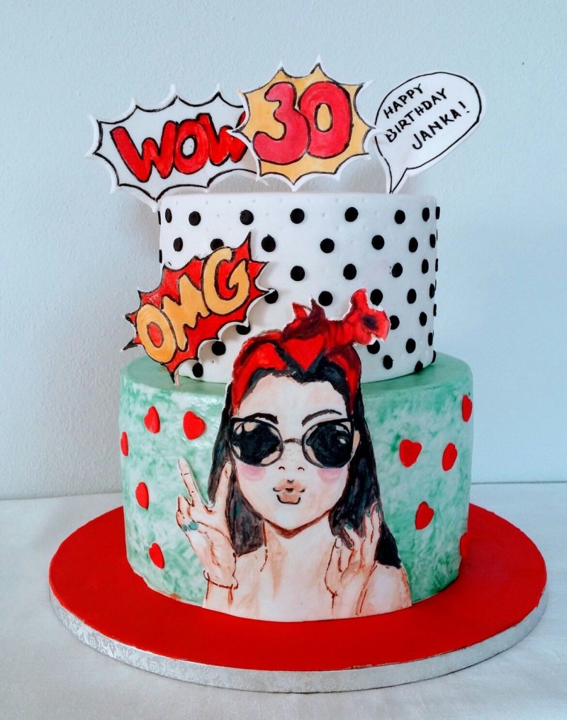 Съедобная печать поп арт