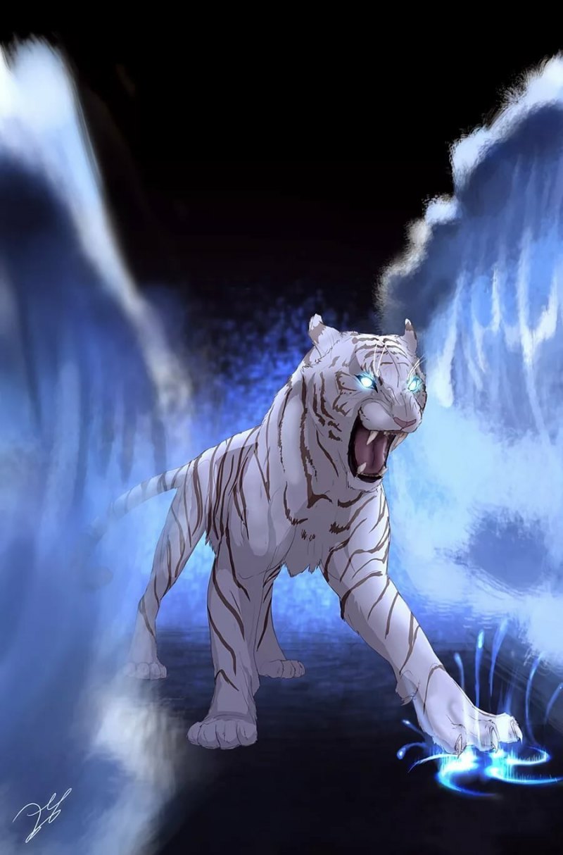 Кохаку белый тигр аниме