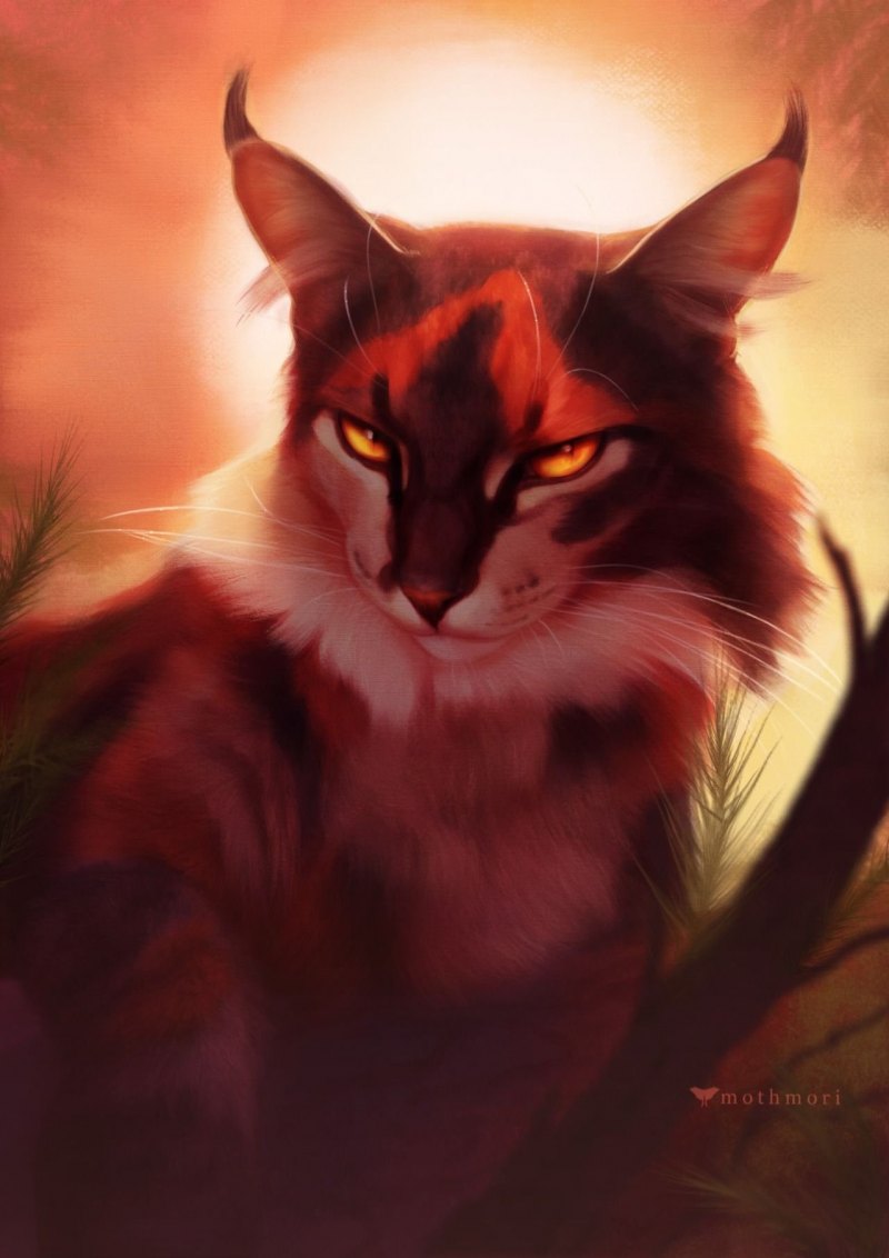 Кошка плачет арт