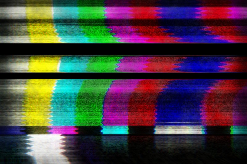 Глитч телевизора