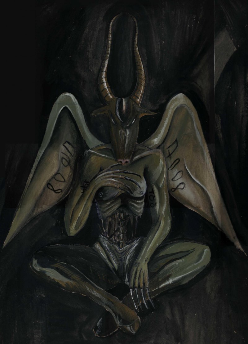 Крылатый воин арт