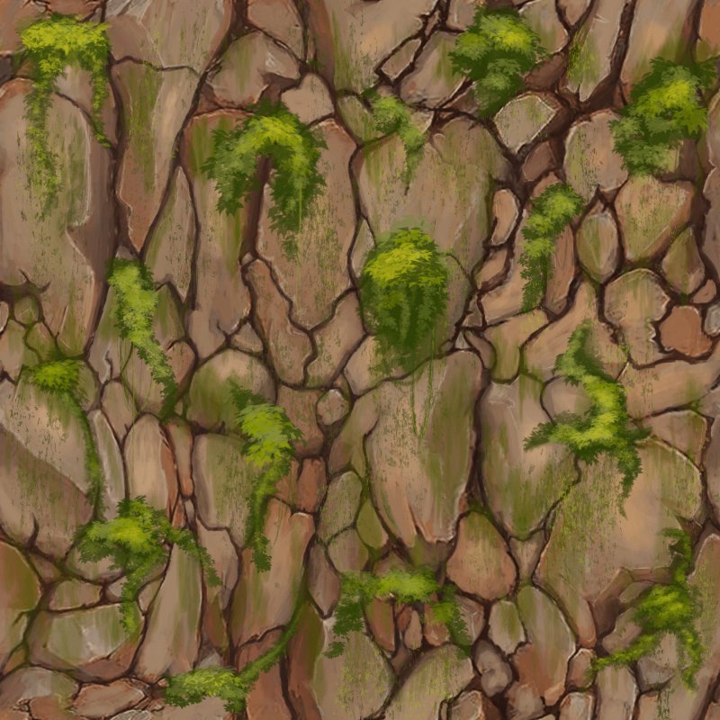 Стилизованные текстуры земли