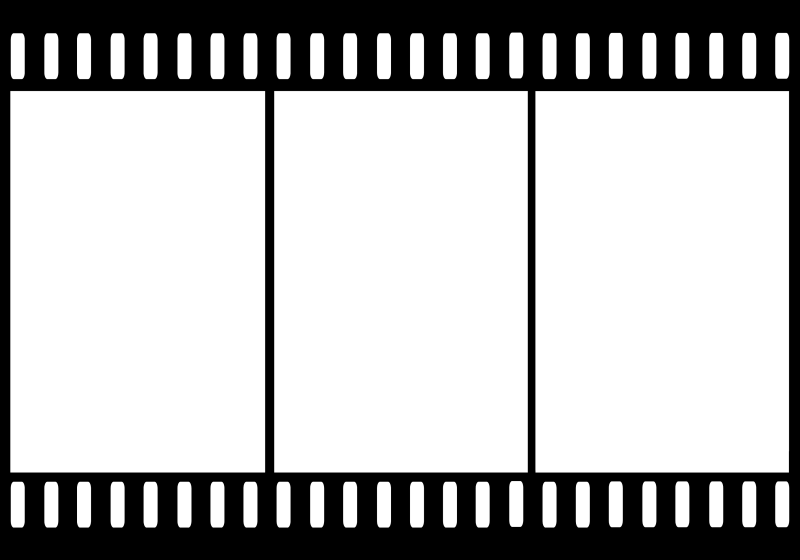 Рисунок киноленты для оформления