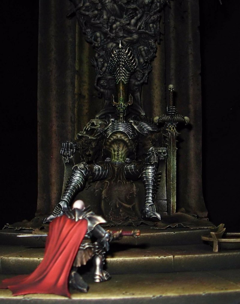 Вархаммер рыцарь на троне