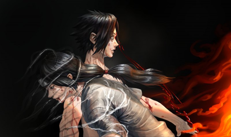 Наруто Итачи против Саске