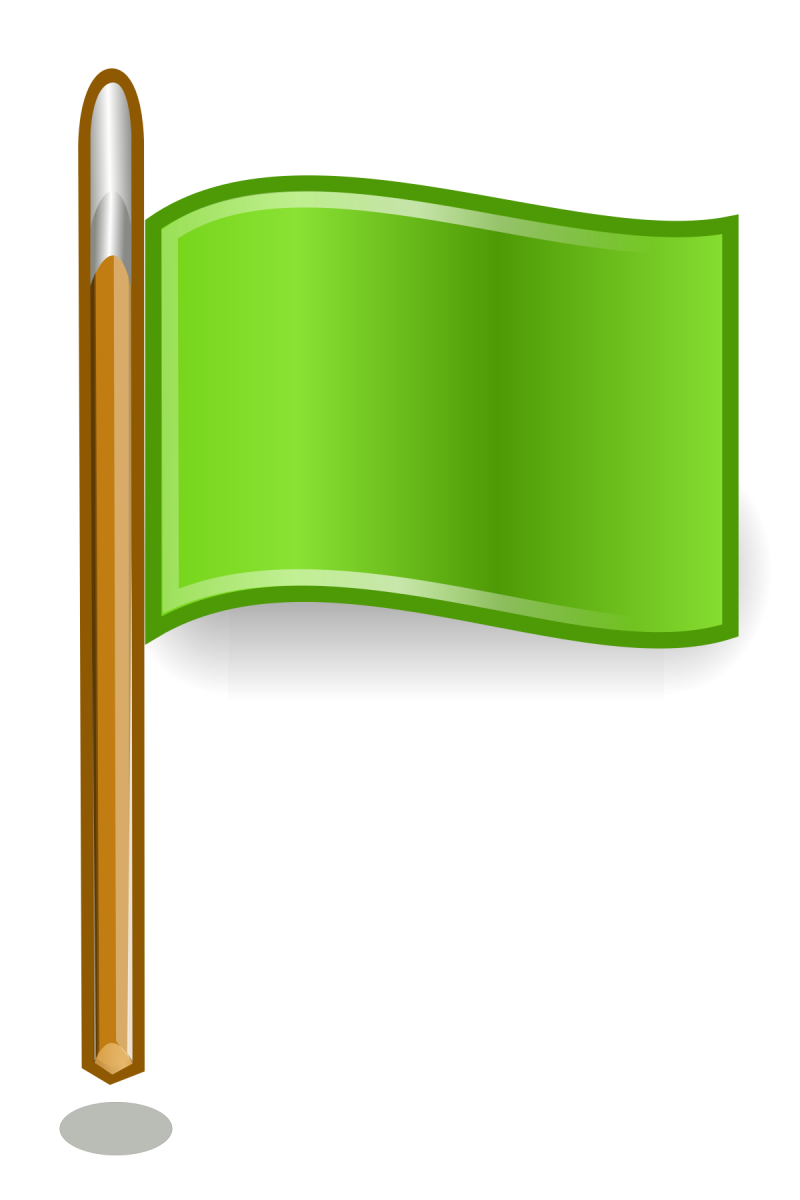 Зеленый флажок