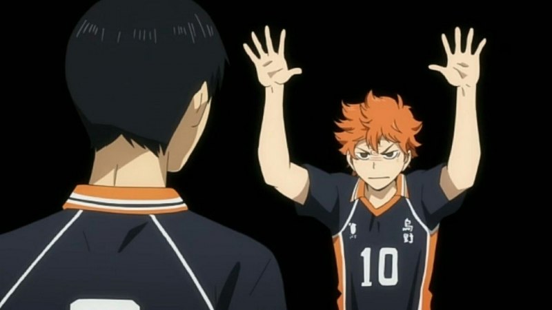 Аниме волейбол Хината