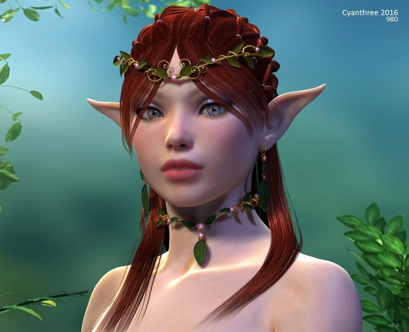 3d эльфийка Kelly