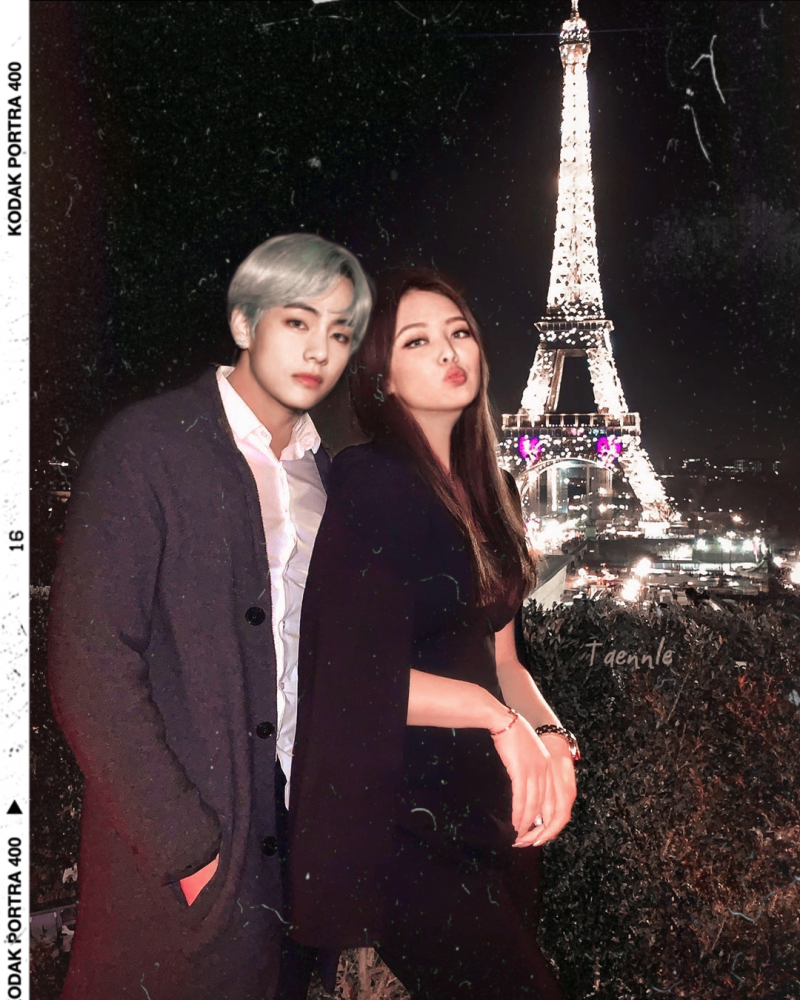 Ким тэхён и Ким Дженни