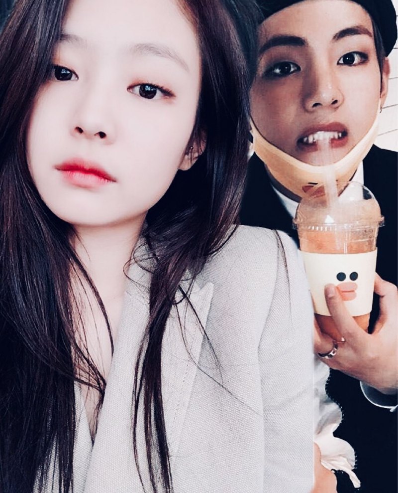 Дженни из и ее парень тэхён