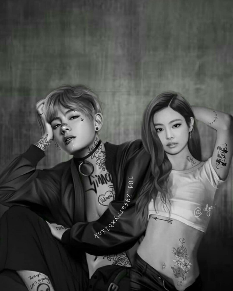 Тэхен и Дженни Эстетика