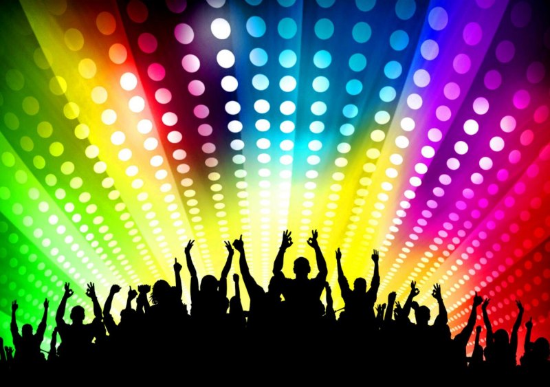 Дискотека фон