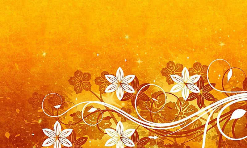 Желтый узор