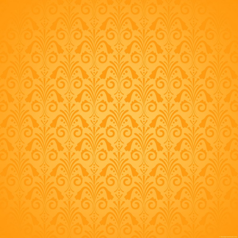 Красивый узор оранжевый
