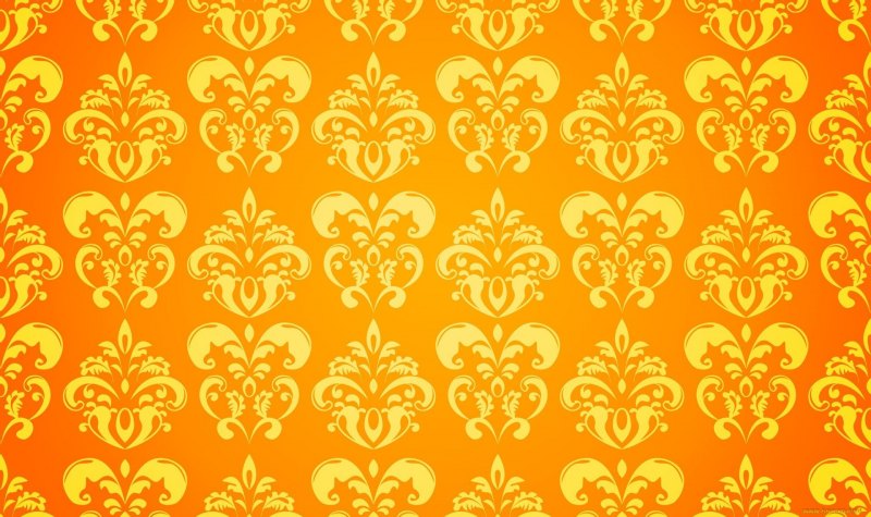Оранжевый орнамент