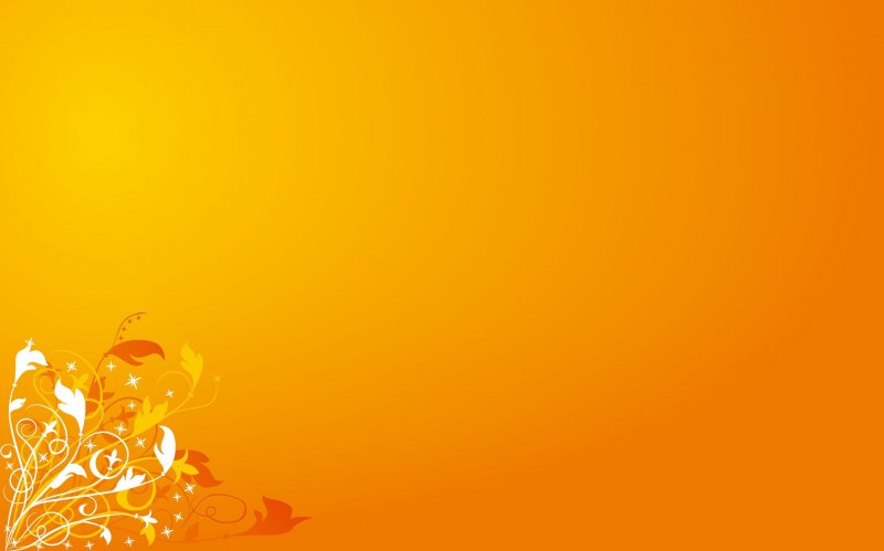 Оранжевый фон для презентации