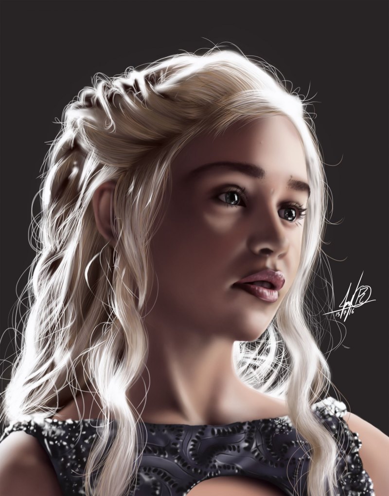 Дейенерис Таргариен арт книжная