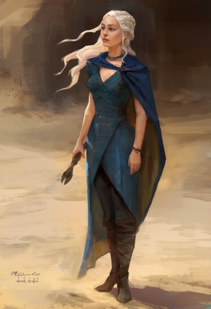 Дейенерис Таргариен арт