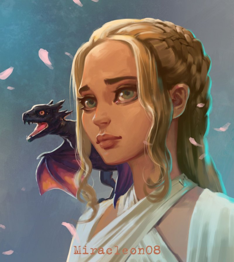 Дейенерис Таргариен арт