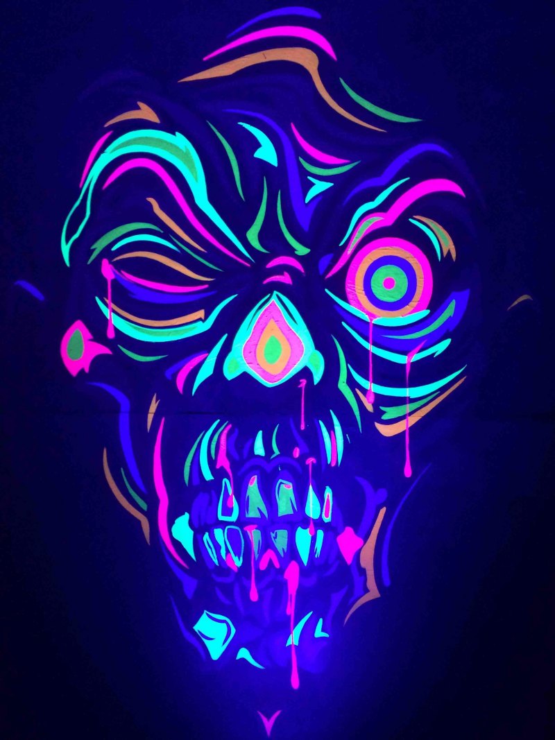 Рисование неоном