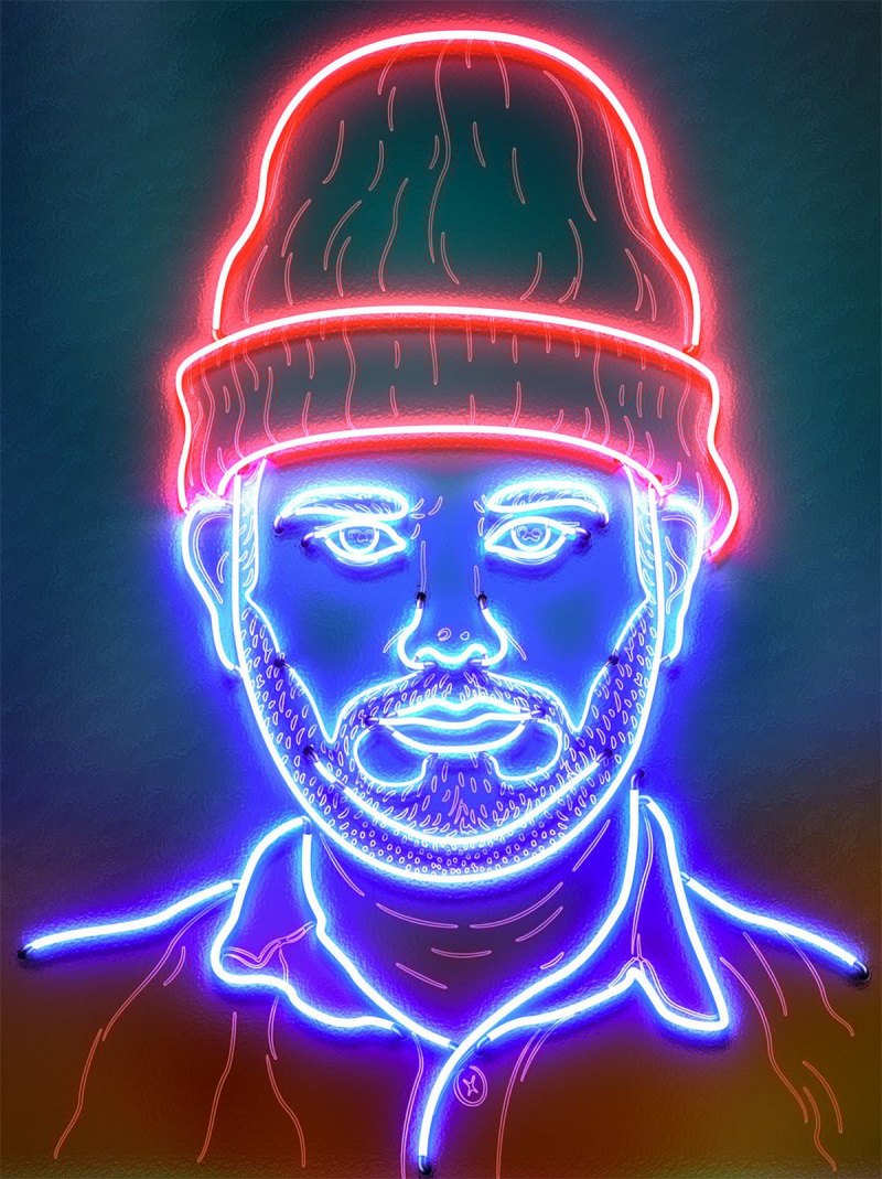 Неоновый аватар