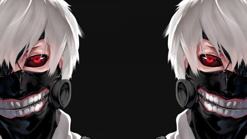 Токийский гуль Канеки в маске