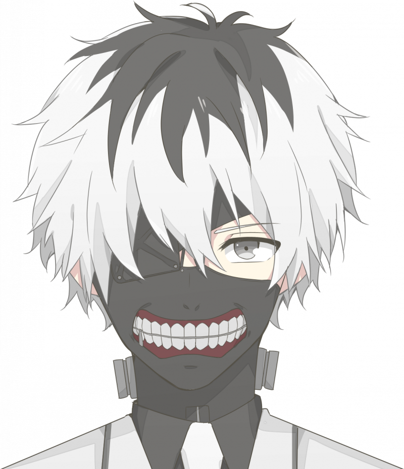 Канеки Кен лицо