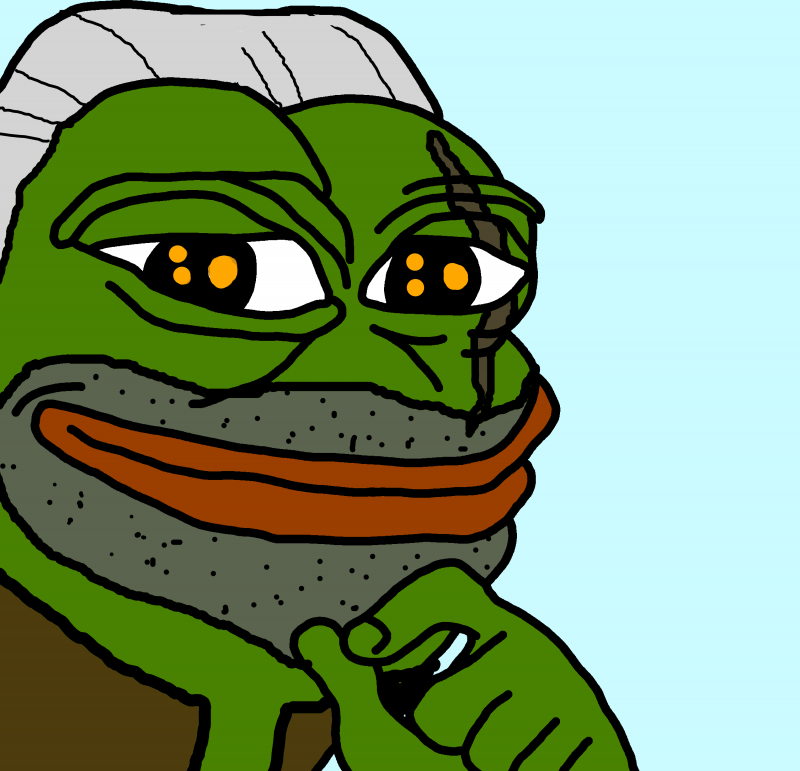 Жабка Пепе Ведьмак