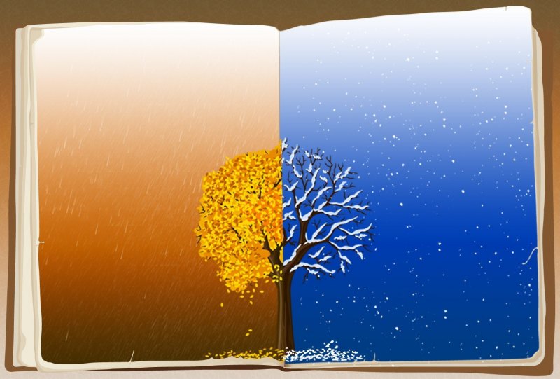 Фон времена года