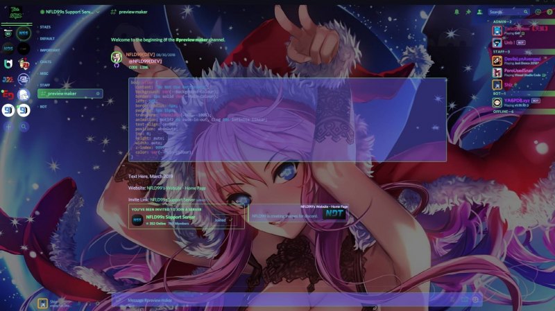 Темы Дискорд аниме