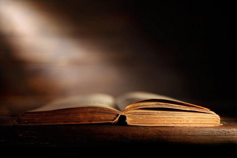 Красивая открытая книга