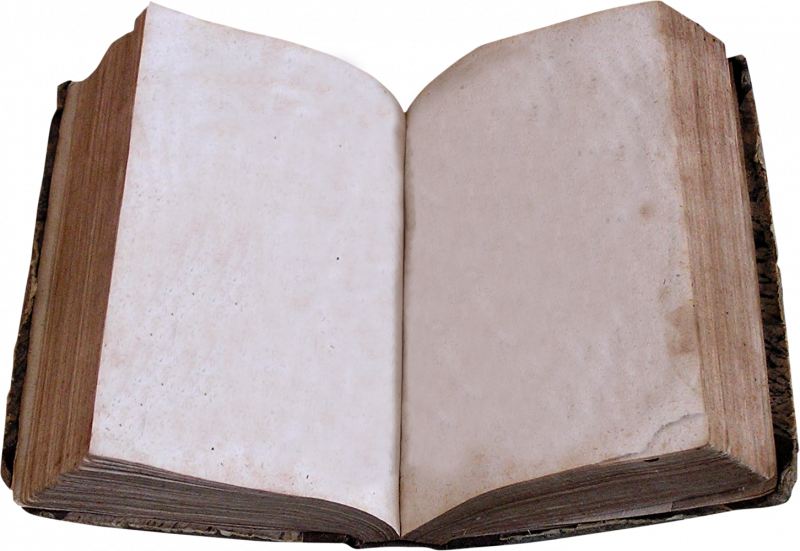 Старинная книга открытая