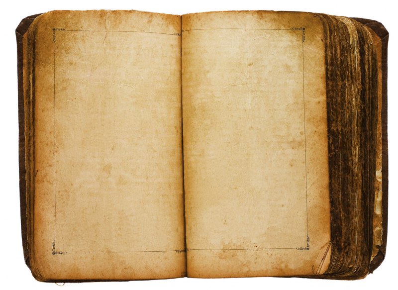 Разворот старой книги