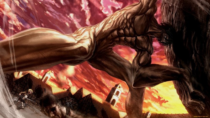 Атака титанов Эрен Титан Молотобоец