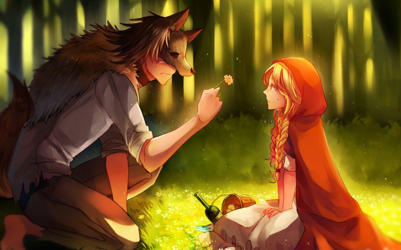 Аниме про волка и овечку