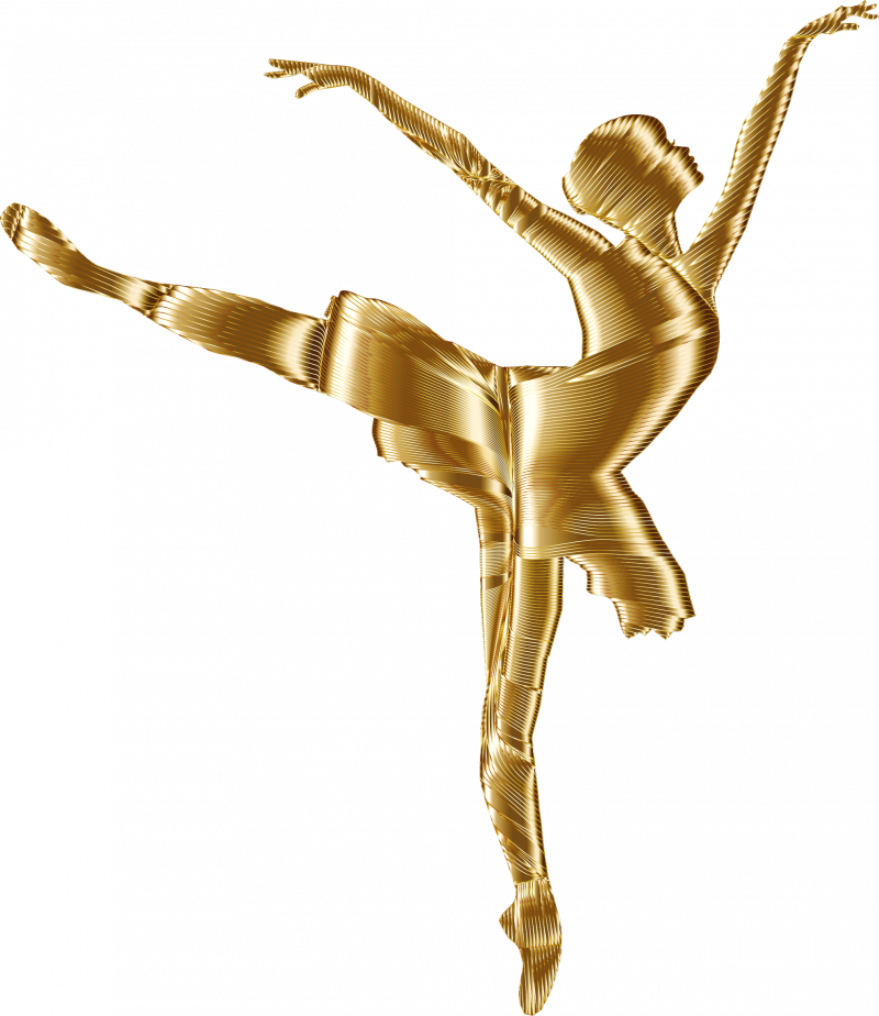 Танцовщица на прозрачном фоне