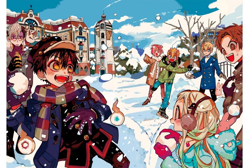 Туалетный мальчик Ханако-кун обложка аниме