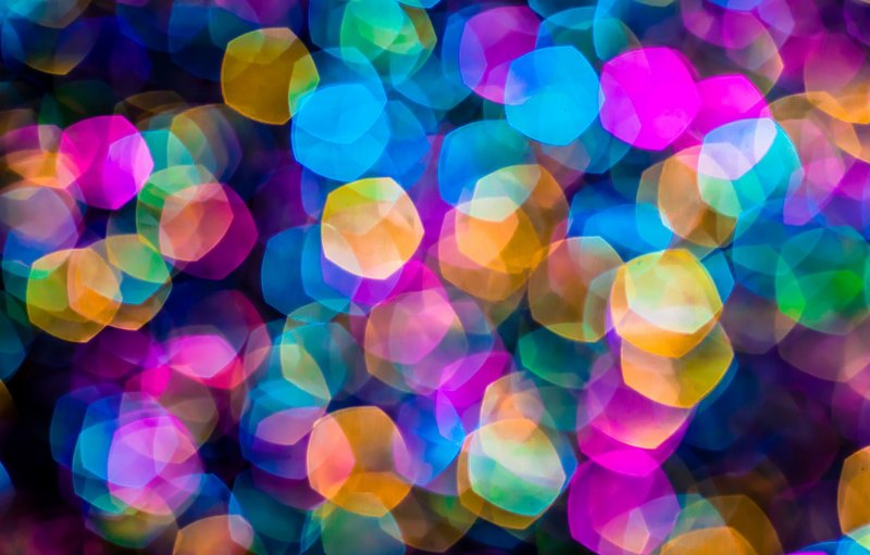 Разноцветные блики