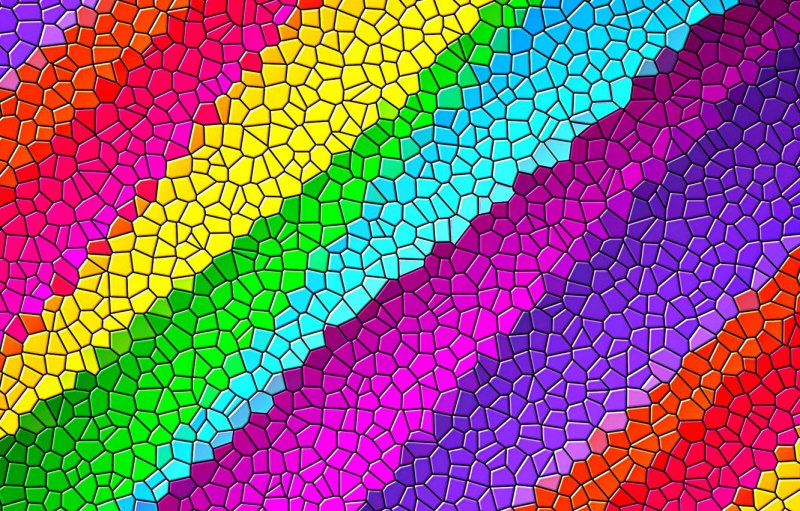 Разноцветные узоры