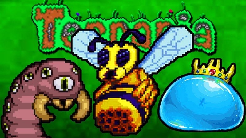 Terraria Королева пчела 1.14